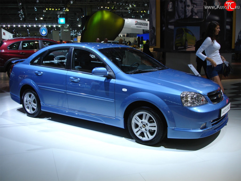 7 899 р. Пороги накладки Street Edition  Chevrolet Lacetti ( седан,  универсал) (2002-2013), Daewoo Gentra  KLAS (2012-2016) (Неокрашенные)  с доставкой в г. Кемерово