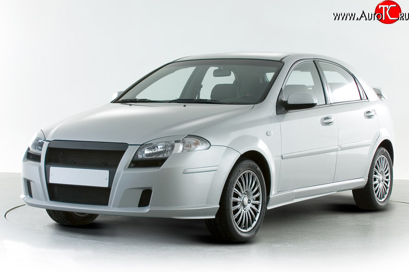 5 599 р. Передний бампер Sport Chevrolet Lacetti хэтчбек (2002-2013) (Неокрашенный)  с доставкой в г. Кемерово