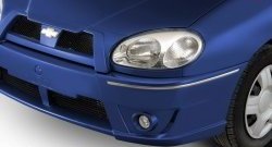 899 р. Решётка радиатора Style Daewoo Lanos T100 дорестайлинг, седан (1997-2002) (Неокрашенная)  с доставкой в г. Кемерово. Увеличить фотографию 2