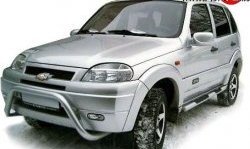 6 999 р. Передний бампер Апал Chevrolet Niva 2123 дорестайлинг (2002-2008) (Неокрашенный)  с доставкой в г. Кемерово. Увеличить фотографию 2
