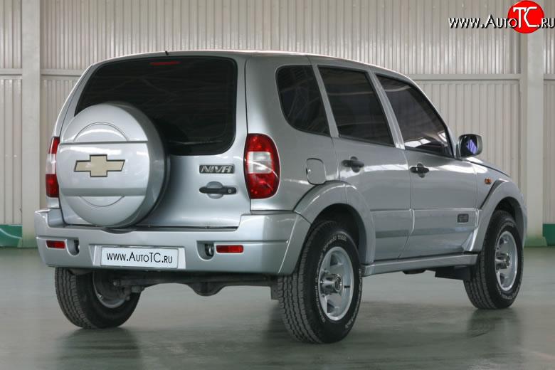 6 149 р. Задний бампер Апал Лада 2123 (Нива Шевроле) дорестайлинг (2002-2008) (Неокрашенный)  с доставкой в г. Кемерово