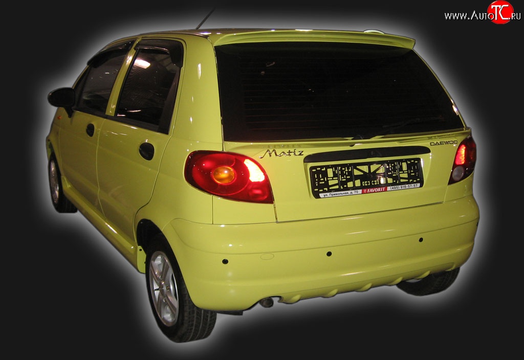 4 599 р. Нижний спойлер GT Dynamics Daewoo Matiz M100 дорестайлинг (1998-2000) (Неокрашенный)  с доставкой в г. Кемерово