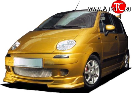 3 999 р. Накладка переднего бампера Sport-Line Daewoo Matiz M100 дорестайлинг (1998-2000)  с доставкой в г. Кемерово