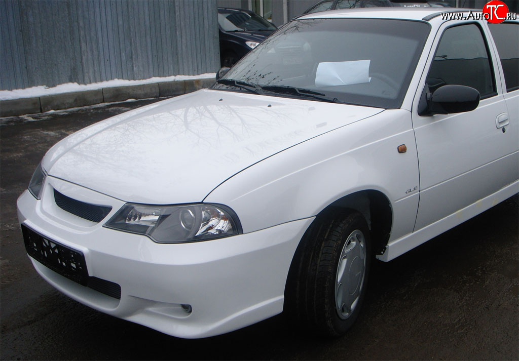 6 099 р. Пороги накладки GT Dynamics Daewoo Nexia рестайлинг (2008-2015) (Неокрашенные)  с доставкой в г. Кемерово