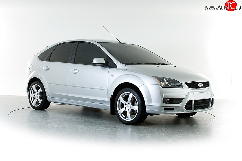 2 899 р. Накладка переднего бампера Sport Style Ford Focus 2 хэтчбэк 5 дв. дорестайлинг (2004-2008) (Неокрашенная)  с доставкой в г. Кемерово
