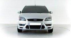 2 899 р. Накладка переднего бампера Sport Style Ford Focus 2 хэтчбэк 5 дв. дорестайлинг (2004-2008) (Неокрашенная)  с доставкой в г. Кемерово. Увеличить фотографию 3