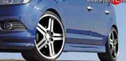 6 599 р. Пороги накладки Loder 1899  Ford Focus  2 (2004-2011)  седан дорестайлинг, универсал дорестайлинг, хэтчбэк 3 дв. дорестайлинг, хэтчбэк 5 дв. дорестайлинг, седан рестайлинг, универсал рестайлинг, хэтчбэк 3 дв. рестайлинг, хэтчбэк 5 дв. рестайлинг (Неокрашенные)  с доставкой в г. Кемерово. Увеличить фотографию 4