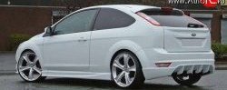 Накладка заднего бампера Loder 1899 Ford Focus  2 (2007-2011) хэтчбэк 3 дв. рестайлинг, хэтчбэк 5 дв. рестайлинг