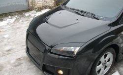 7 799 р. Передний бампер Bomb-Style Ford Focus 2 хэтчбэк 5 дв. дорестайлинг (2004-2008) (Без центрального проёма под гос.номер, Неокрашенный)  с доставкой в г. Кемерово. Увеличить фотографию 2