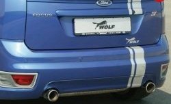 4 199 р. Накладка крышки багажника (лип спойлер) Sport Ford Focus 2 хэтчбэк 5 дв. рестайлинг (2007-2011) (Неокрашенный)  с доставкой в г. Кемерово. Увеличить фотографию 2