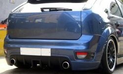 5 999 р. Накладка заднего бампера ST Sport  Ford Focus  2 (2004-2008) хэтчбэк 3 дв. дорестайлинг, хэтчбэк 5 дв. дорестайлинг (Неокрашенный)  с доставкой в г. Кемерово. Увеличить фотографию 3