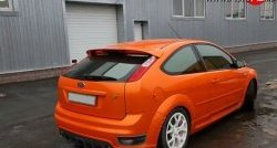 5 999 р. Накладка заднего бампера ST Sport  Ford Focus  2 (2004-2008) хэтчбэк 3 дв. дорестайлинг, хэтчбэк 5 дв. дорестайлинг (Неокрашенный)  с доставкой в г. Кемерово. Увеличить фотографию 6