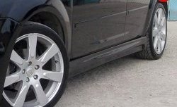 4 649 р. Пороги накладки ICС  Ford Focus  2 (2004-2011)  седан дорестайлинг, универсал дорестайлинг, хэтчбэк 5 дв. дорестайлинг, седан рестайлинг, универсал рестайлинг, хэтчбэк 5 дв. рестайлинг (Неокрашенные)  с доставкой в г. Кемерово. Увеличить фотографию 2