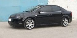 4 649 р. Пороги накладки ICС  Ford Focus  2 (2004-2011)  седан дорестайлинг, универсал дорестайлинг, хэтчбэк 5 дв. дорестайлинг, седан рестайлинг, универсал рестайлинг, хэтчбэк 5 дв. рестайлинг (Неокрашенные)  с доставкой в г. Кемерово. Увеличить фотографию 3