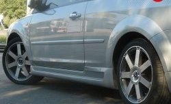 5 899 р. Пороги накладки MaxS  Ford Focus  2 (2004-2011) хэтчбэк 3 дв. дорестайлинг, хэтчбэк 3 дв. рестайлинг (Неокрашенные)  с доставкой в г. Кемерово. Увеличить фотографию 2