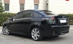 14 299 р. Задний бампер Concept  Ford Focus  2 (2004-2011)  седан дорестайлинг, седан рестайлинг (Неокрашенный)  с доставкой в г. Кемерово. Увеличить фотографию 5