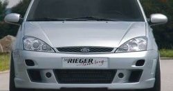 8 899 р. Передний бампер Rieger  Ford Focus  1 (1998-2005) седан дорестайлинг, универсал дорестайлинг, хэтчбэк 3 дв. дорестайлинг, хэтчбэк 5 дв. дорестайлинг, седан рестайлинг, универсал рестайлинг, хэтчбэк 3 дв. рестайлинг, хэтчбэк 5 дв. рестайлинг  с доставкой в г. Кемерово. Увеличить фотографию 2