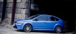 6 999 р. Пороги накладки ST  Ford Focus  2 (2004-2011)  седан дорестайлинг, хэтчбэк 5 дв. дорестайлинг, седан рестайлинг, хэтчбэк 5 дв. рестайлинг (Неокрашенные)  с доставкой в г. Кемерово. Увеличить фотографию 2