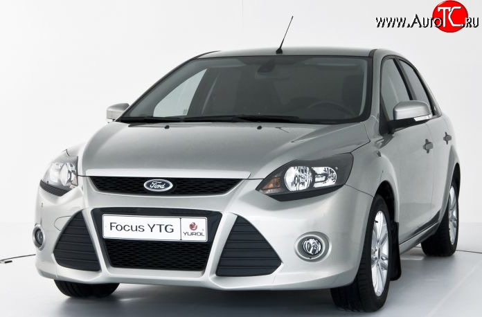 5 699 р. Передний бампер YTR Ford Focus 2 хэтчбэк 5 дв. рестайлинг (2007-2011) (Неокрашенный)  с доставкой в г. Кемерово