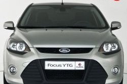5 699 р. Передний бампер YTR Ford Focus 2 хэтчбэк 5 дв. рестайлинг (2007-2011) (Неокрашенный)  с доставкой в г. Кемерово. Увеличить фотографию 5