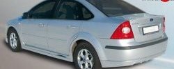 Накладка заднего бампера FT Ford Focus  2 (2004-2008)  седан дорестайлинг