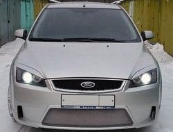 14 299 р. Передний бампер Concept  Ford Focus  2 (2004-2008)  седан дорестайлинг, универсал дорестайлинг, хэтчбэк 3 дв. дорестайлинг, хэтчбэк 5 дв. дорестайлинг (Неокрашенный)  с доставкой в г. Кемерово. Увеличить фотографию 2