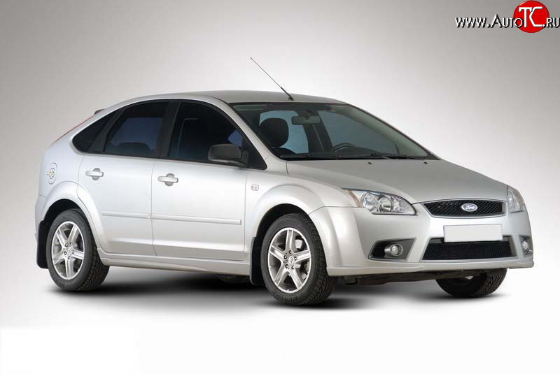 3 649 р. Пороги накладки YTG Ford Focus 2 хэтчбэк 5 дв. рестайлинг (2007-2011) (Неокрашенные)  с доставкой в г. Кемерово