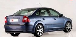 5 699 р. Накладка бампера MS  Ford Focus  2 (2004-2008)  седан дорестайлинг (Неокрашенная)  с доставкой в г. Кемерово. Увеличить фотографию 2