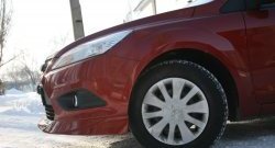 3 779 р. Накладка переднего бампера AutoTC Ford Focus 2 хэтчбэк 5 дв. рестайлинг (2007-2011) (Неокрашенная)  с доставкой в г. Кемерово. Увеличить фотографию 2