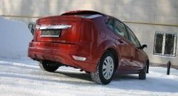 1 699 р. Накладка заднего бампера AutoTC Ford Focus 2 хэтчбэк 5 дв. рестайлинг (2007-2011) (Неокрашенная)  с доставкой в г. Кемерово. Увеличить фотографию 3