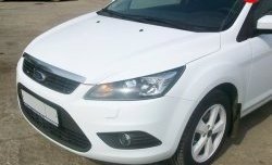 1 149 р. Комплект узких ресничек Loder Ford Focus 2 универсал рестайлинг (2007-2011) (Неокрашенные)  с доставкой в г. Кемерово. Увеличить фотографию 3