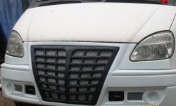 Передний бампер Ауди стиль ГАЗ Баргузин  2217 автобус - Соболь ( 2217 автобус,  2752,  2310,  2217 Бизнес автобус,  2752,Бизнес,  2310,Бизнес)