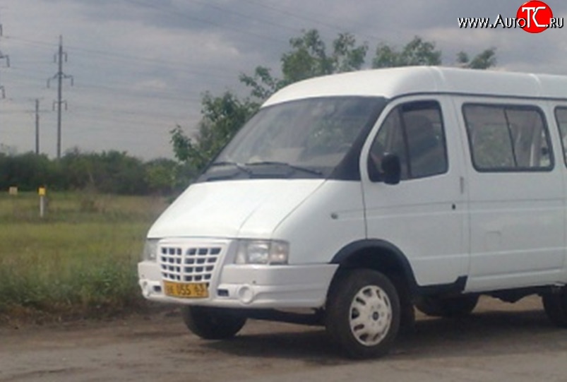 3 099 р. Передний бампер Old-Audi  ГАЗ Баргузин  2217 автобус - Соболь ( 2217 автобус,  2752,  2310) (Неокрашенный)  с доставкой в г. Кемерово