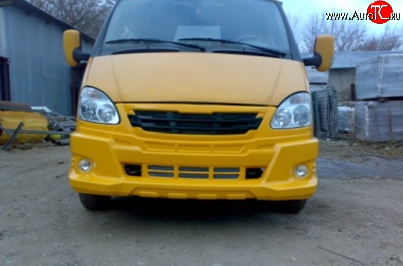3 499 р. Передний бампер Revolution  ГАЗ Баргузин  2217 автобус - Соболь ( 2217 автобус,  2752,  2310,  2217 Бизнес автобус,  2752,Бизнес,  2310,Бизнес) (Неокрашенный)  с доставкой в г. Кемерово