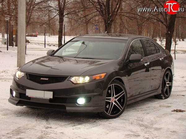 27 799 р. Передний бампер MUGEN Honda Accord 8 CU седан дорестайлинг (2008-2011) (Неокрашенный)  с доставкой в г. Кемерово