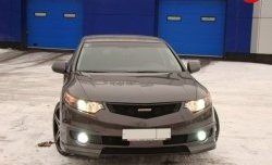 27 799 р. Передний бампер MUGEN Honda Accord 8 CU седан дорестайлинг (2008-2011) (Неокрашенный)  с доставкой в г. Кемерово. Увеличить фотографию 3