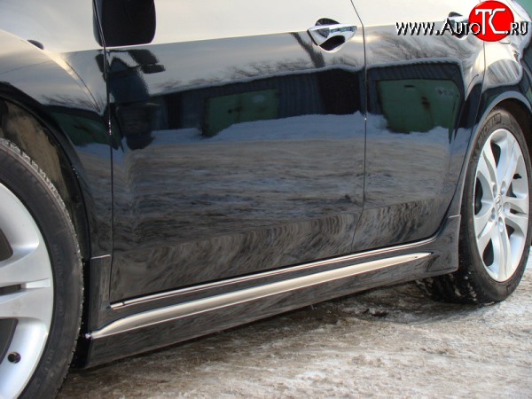 6 199 р. Пороги накладки MUGEN  Honda Accord  8 CU (2008-2011) седан дорестайлинг (Неокрашенные)  с доставкой в г. Кемерово