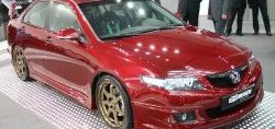 5 899 р. Пороги накладки Mugen Style рестайлинг Honda Accord 7 CL седан дорестайлинг (2002-2005) (Неокрашенные)  с доставкой в г. Кемерово. Увеличить фотографию 1