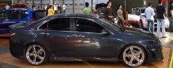 5 899 р. Пороги накладки Mugen Style дорестайлинг Honda Accord 7 CL седан дорестайлинг (2002-2005) (Неокрашенные)  с доставкой в г. Кемерово. Увеличить фотографию 1
