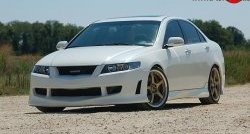 5 899 р. Пороги накладки Mugen Style дорестайлинг Honda Accord 7 CL седан дорестайлинг (2002-2005) (Неокрашенные)  с доставкой в г. Кемерово. Увеличить фотографию 2
