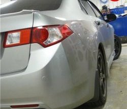 5 099 р. Накладка крышки багажника Elegance (липспойлер) Honda Accord 8 CU седан дорестайлинг (2008-2011) (Неокрашенный)  с доставкой в г. Кемерово. Увеличить фотографию 2