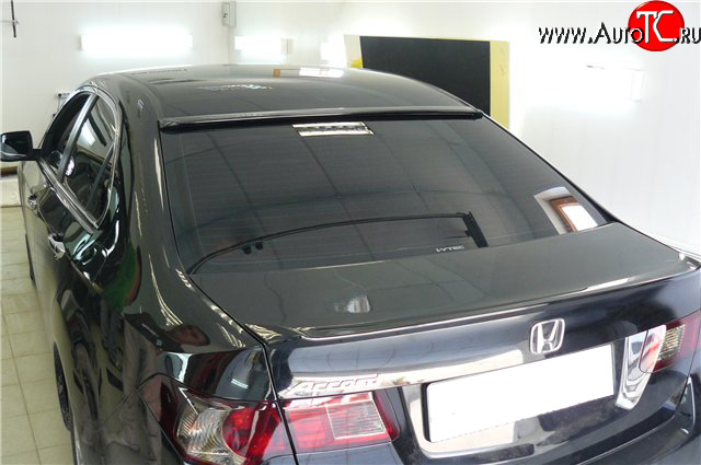 5 099 р. Накладка крышки багажника Elegance (липспойлер) Honda Accord 8 CU седан дорестайлинг (2008-2011) (Неокрашенный)  с доставкой в г. Кемерово