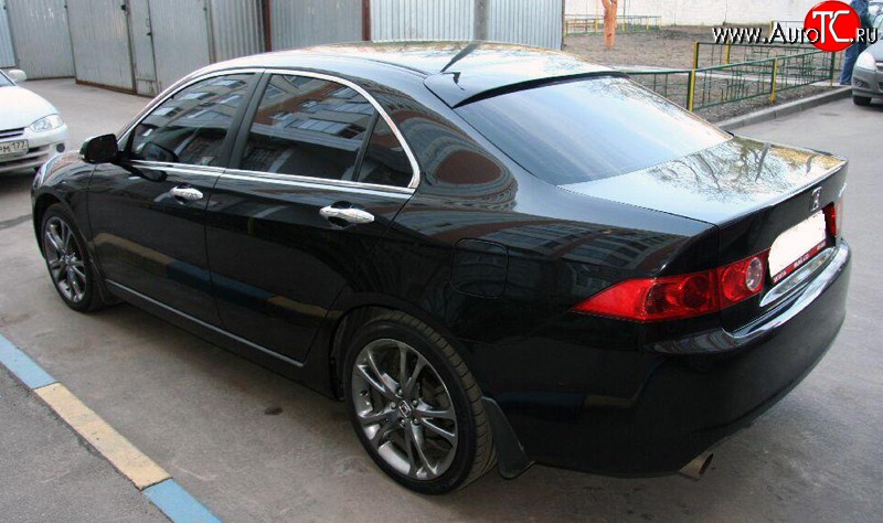 1 649 р. Козырёк Elegance на заднее лобовое стекло автомобиля  Honda Accord  7 CL (2002-2005) седан дорестайлинг (Неокрашенный)  с доставкой в г. Кемерово