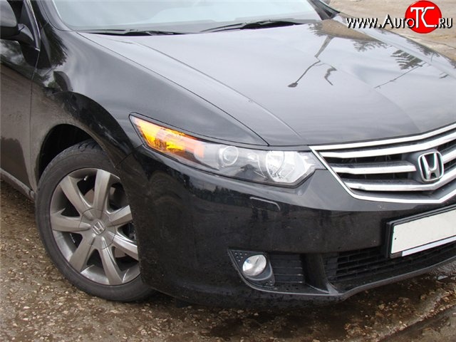 799 р. Реснички Evolution  Honda Accord  8 CU (2008-2011) седан дорестайлинг (Неокрашенные)  с доставкой в г. Кемерово