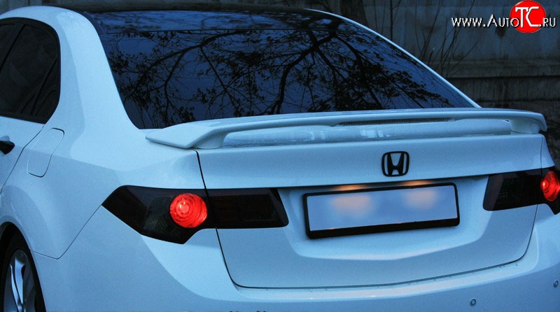 4 499 р. Спойлер Sport Honda Accord 8 CU седан дорестайлинг (2008-2011) (Неокрашенный)  с доставкой в г. Кемерово