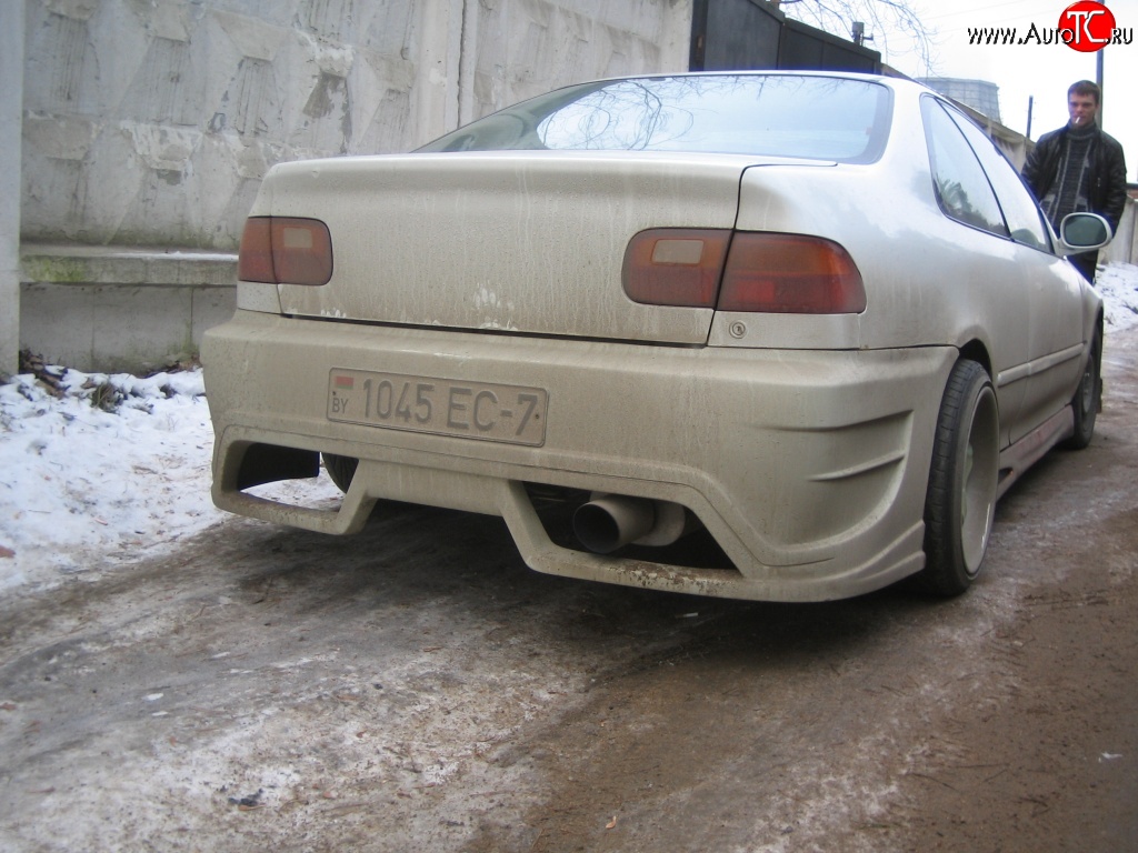 8 899 р. Задний бампер Racing Honda Civic EG седан (1992-1995)  с доставкой в г. Кемерово