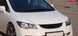 4 599 р. Решётка радиатора Mugen Style  Honda Civic  FD (2009-2011) седан рестайлинг (Неокрашенная)  с доставкой в г. Кемерово. Увеличить фотографию 2