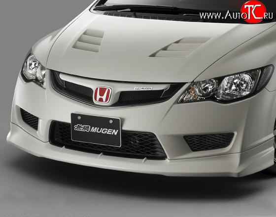 27 999 р. Пластиковый капот Mugen Style  Honda Civic  FD (2005-2011) седан дорестайлинг, седан рестайлинг (Неокрашенный)  с доставкой в г. Кемерово