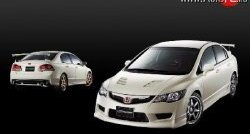 27 999 р. Пластиковый капот Mugen Style  Honda Civic  FD (2005-2011) седан дорестайлинг, седан рестайлинг (Неокрашенный)  с доставкой в г. Кемерово. Увеличить фотографию 4