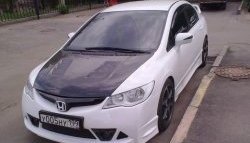 27 999 р. Пластиковый капот Mugen Style  Honda Civic  FD (2005-2011) седан дорестайлинг, седан рестайлинг (Неокрашенный)  с доставкой в г. Кемерово. Увеличить фотографию 7